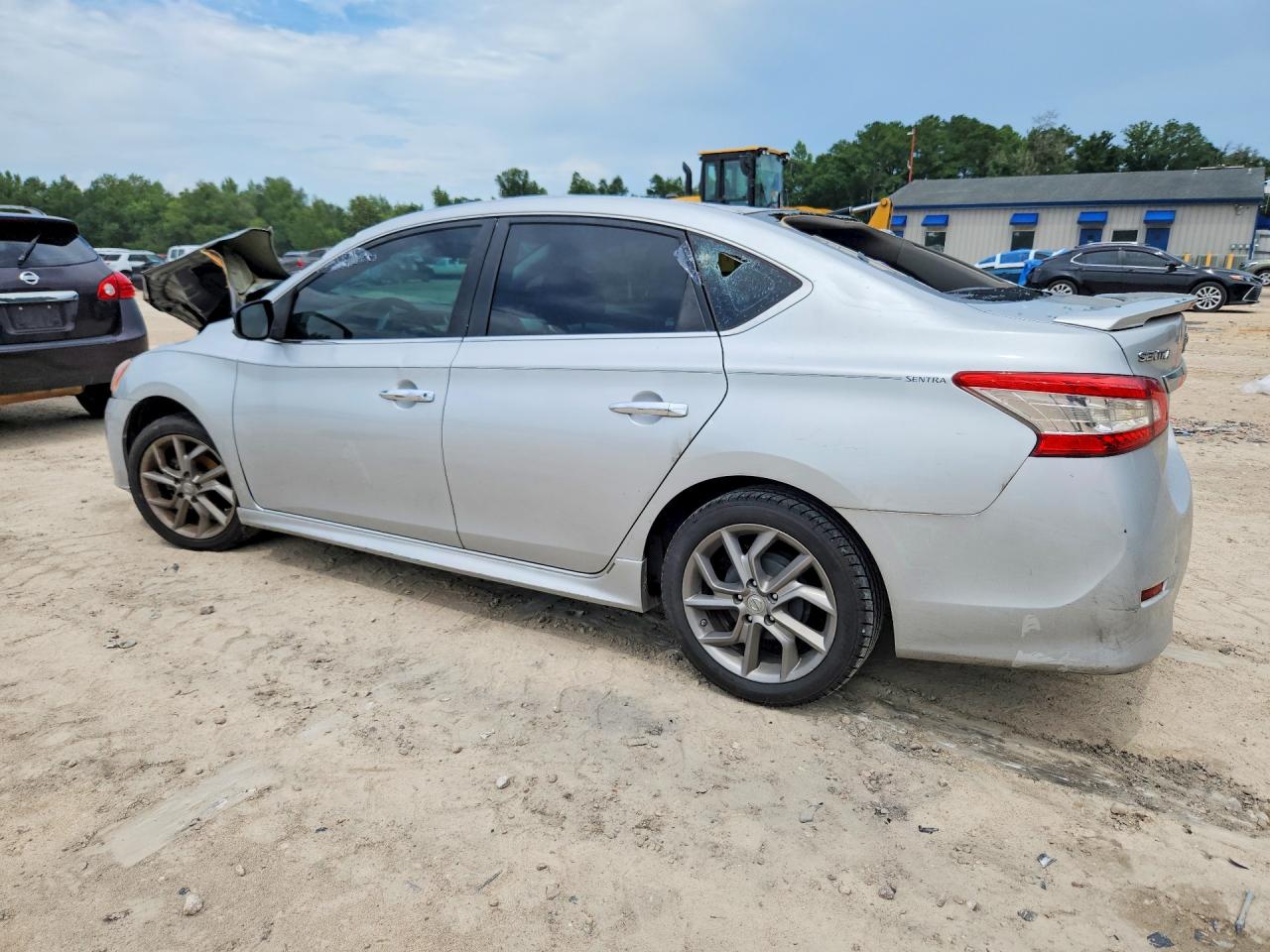 2013 Nissan Sentra S Silver vin: 3N1AB7AP9DL620649