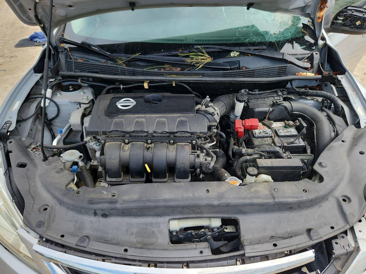 2013 Nissan Sentra S Silver vin: 3N1AB7AP9DL620649
