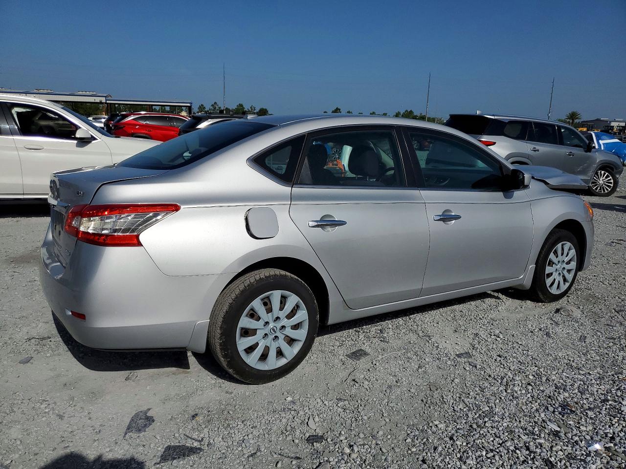 2013 Nissan Sentra S Серебряный vin: 3N1AB7AP9DL631537