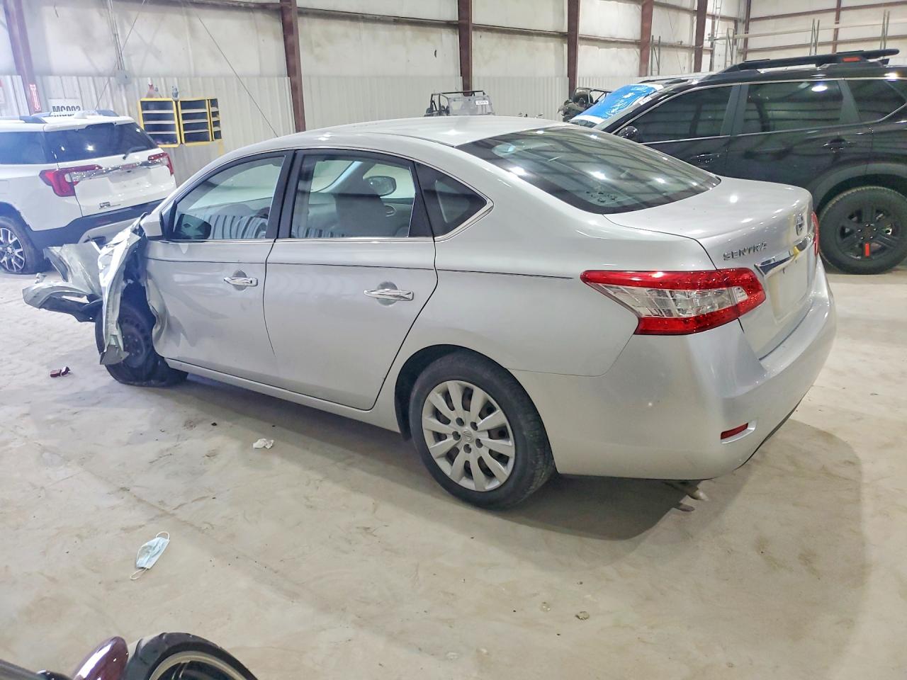 2013 Nissan Sentra Silver vin: 3N1AB7AP9DL633241