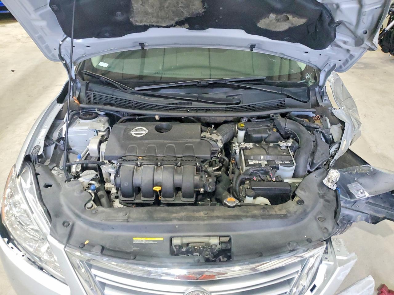 2013 Nissan Sentra Silver vin: 3N1AB7AP9DL633241