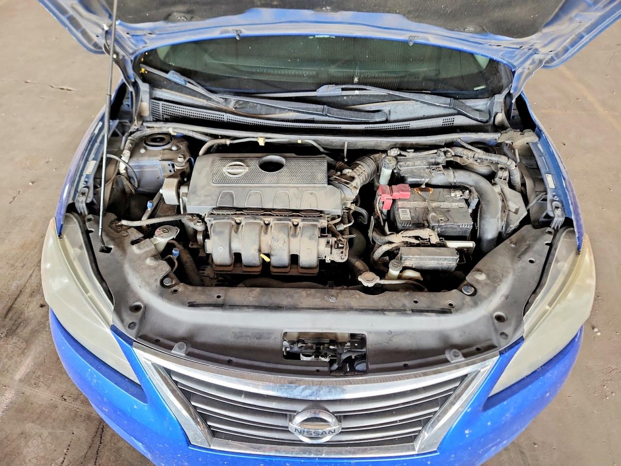 2013 Nissan Sentra S Blue vin: 3N1AB7AP9DL637595