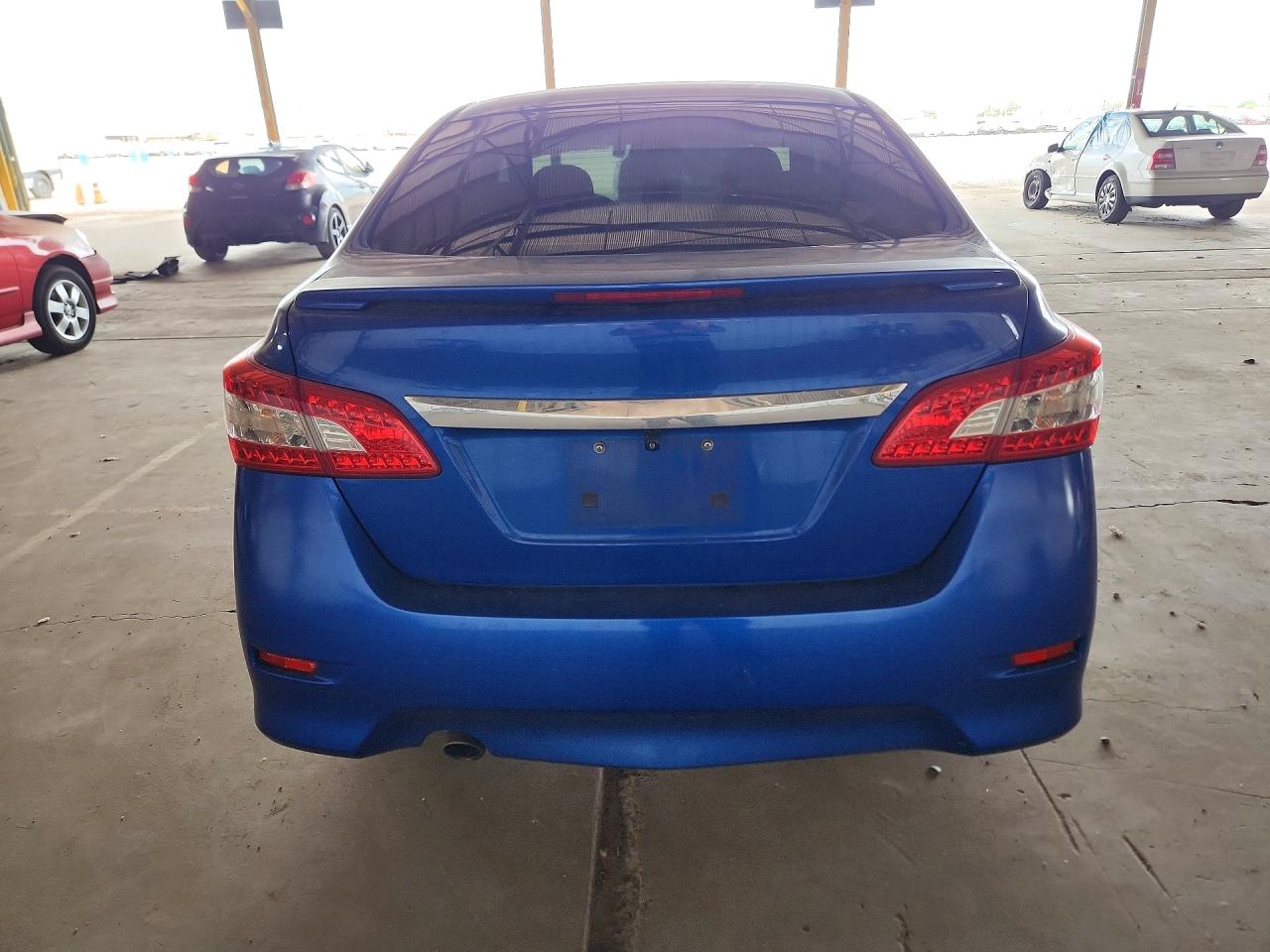 2013 Nissan Sentra S Blue vin: 3N1AB7AP9DL637595