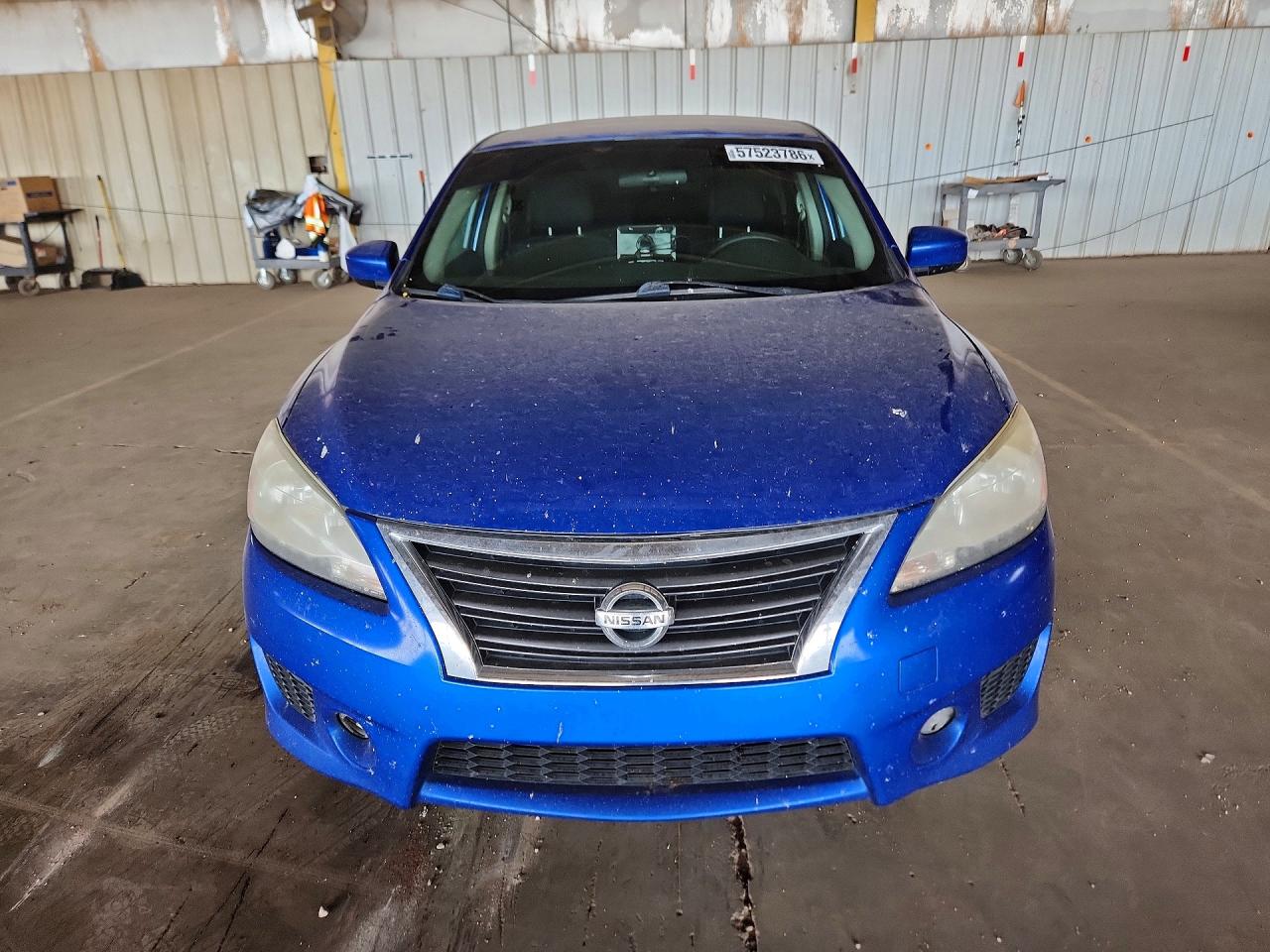 2013 Nissan Sentra S Blue vin: 3N1AB7AP9DL637595