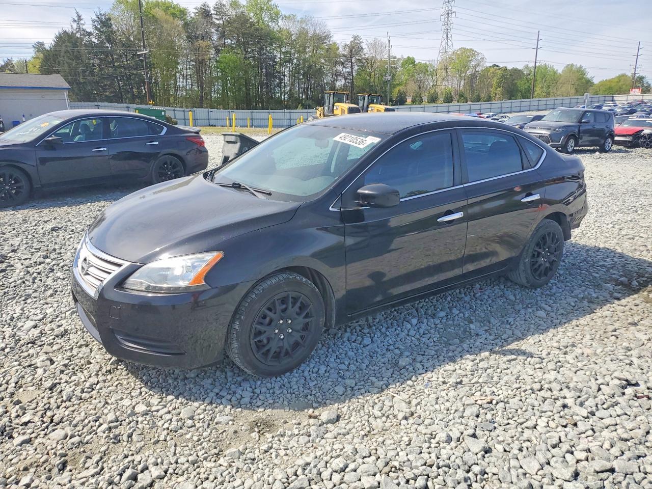 2013 Nissan Sentra S Black vin: 3N1AB7AP9DL638942