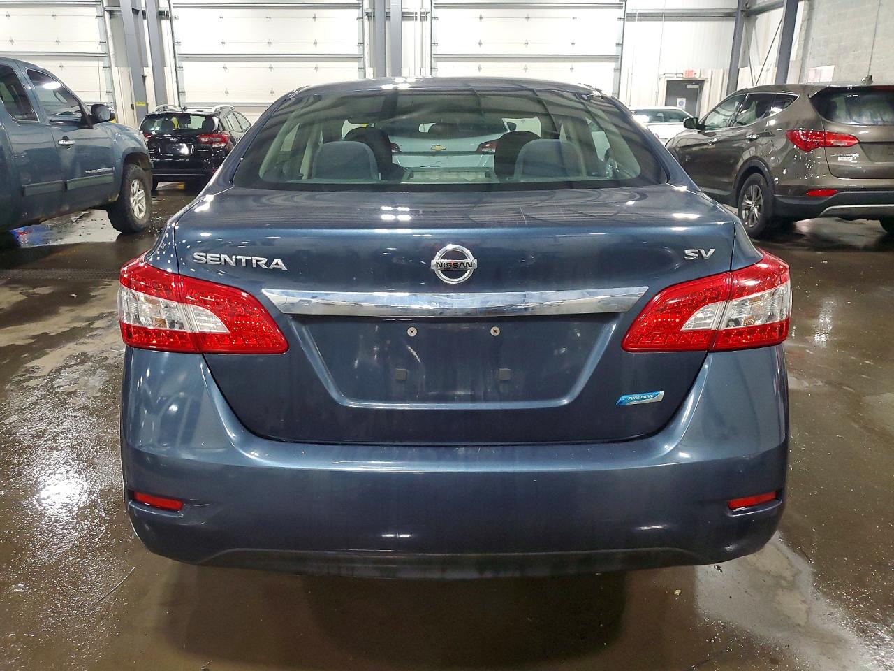 2013 Nissan Sentra S Blue vin: 3N1AB7AP9DL645809