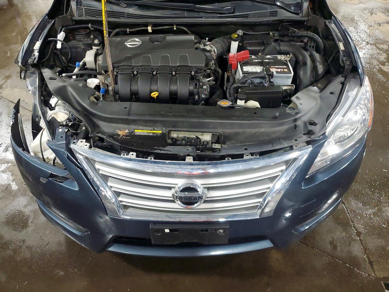2013 Nissan Sentra S Blue vin: 3N1AB7AP9DL645809