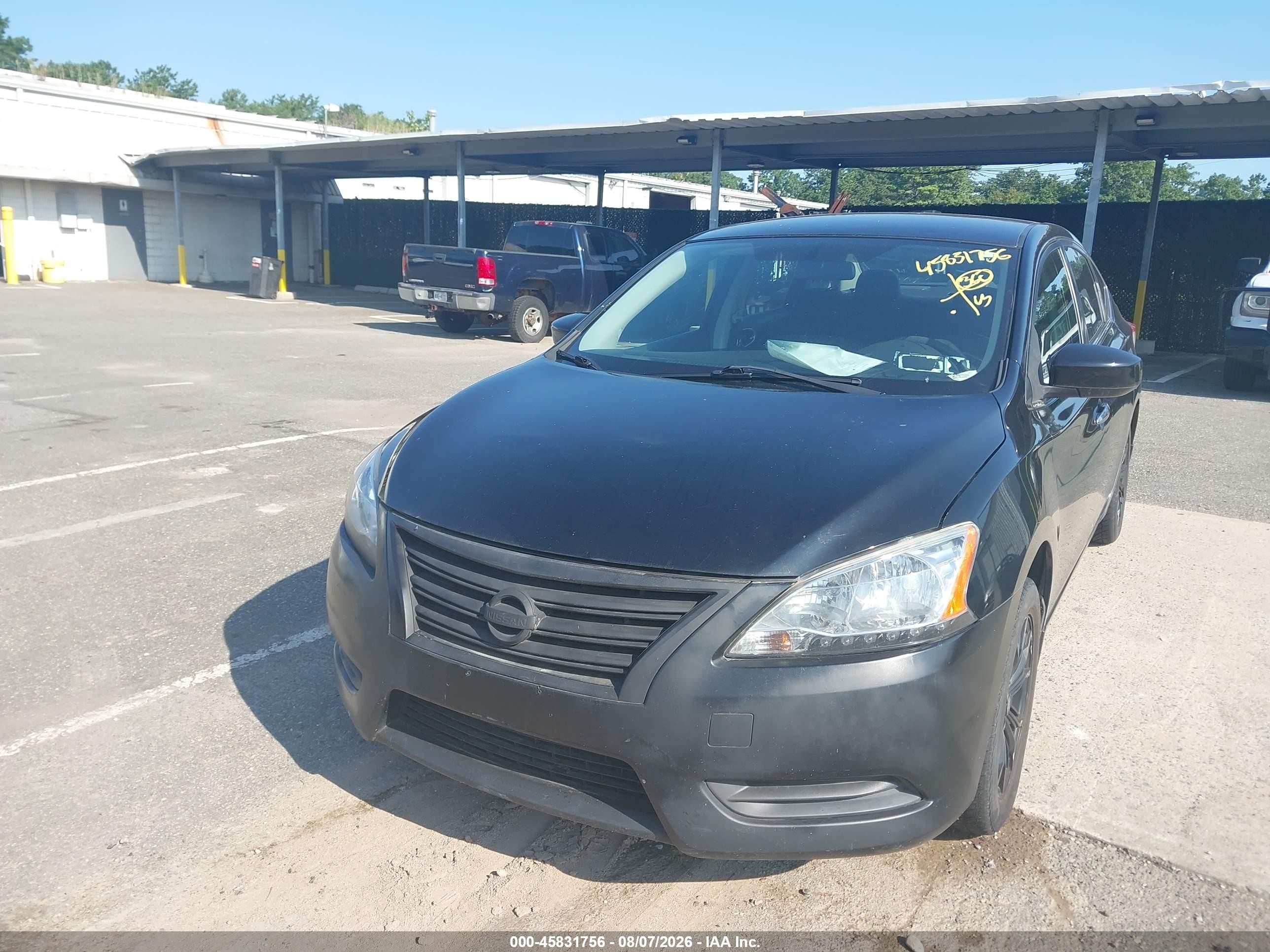 2013 Nissan Sentra Sv Black vin: 3N1AB7AP9DL650413