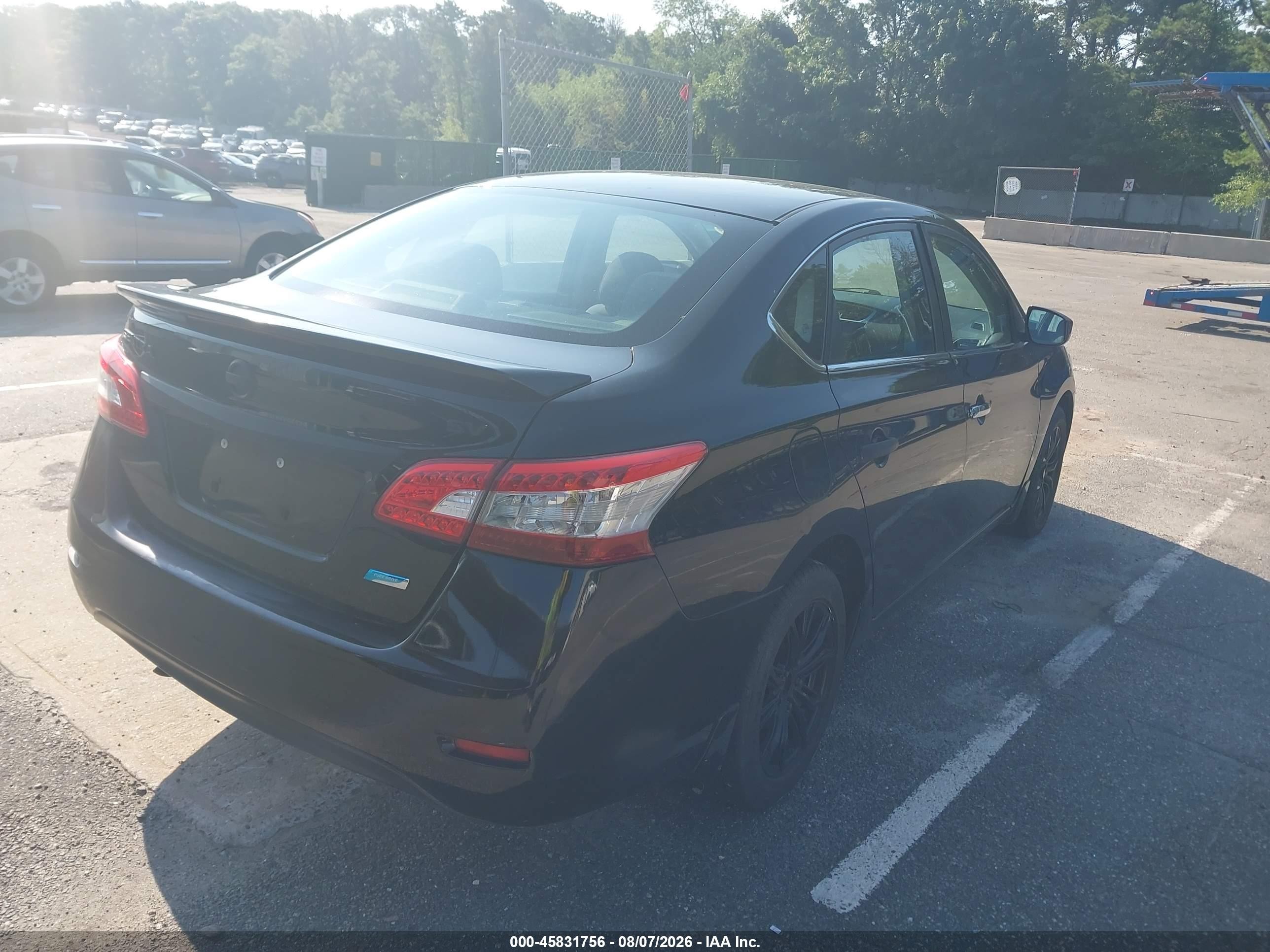 2013 Nissan Sentra Sv Black vin: 3N1AB7AP9DL650413