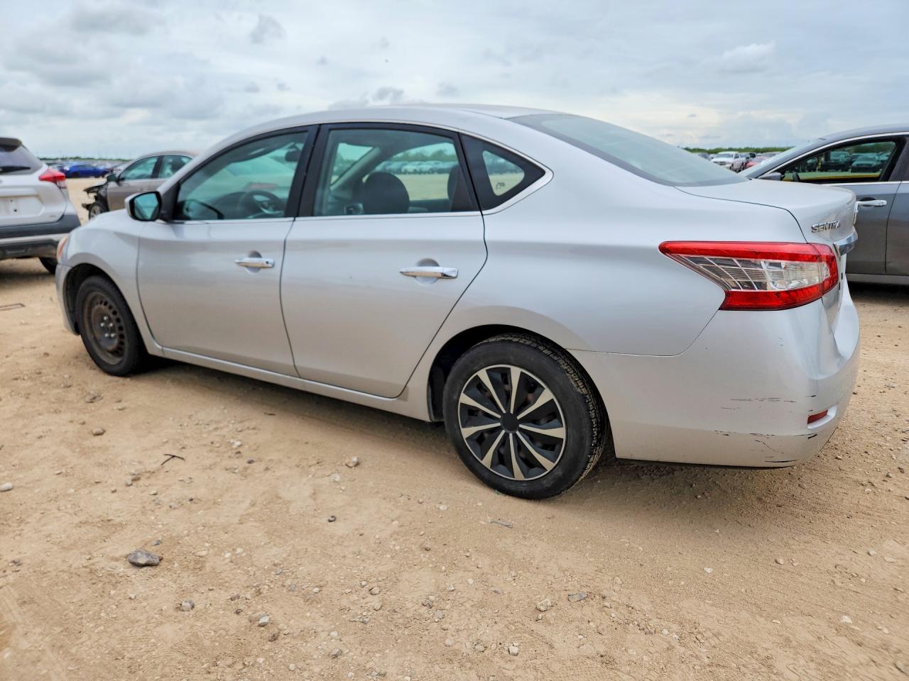 2013 Nissan Sentra S Серый vin: 3N1AB7AP9DL672489