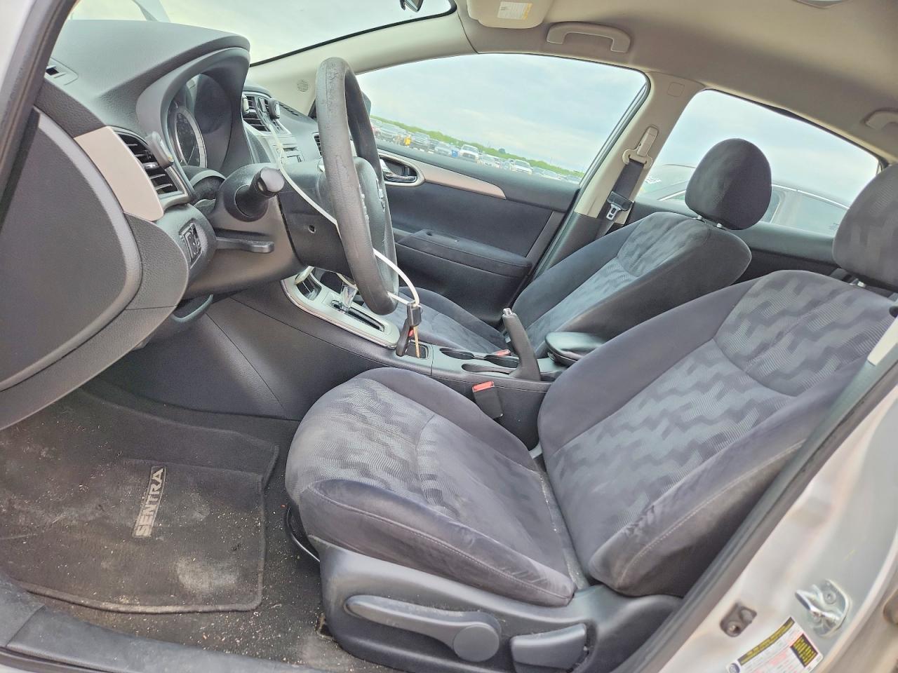 2013 Nissan Sentra S Серый vin: 3N1AB7AP9DL672489