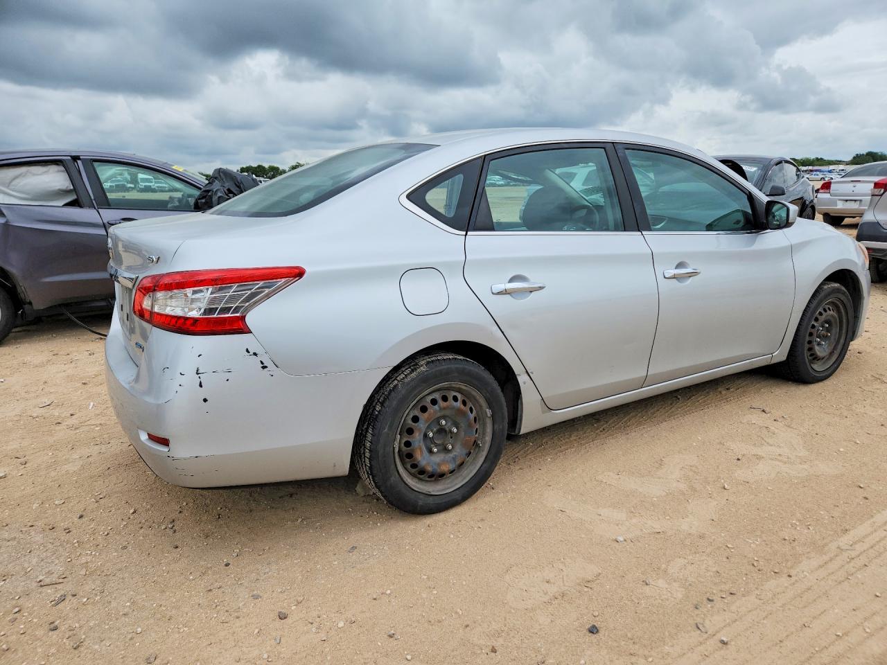 2013 Nissan Sentra S Серый vin: 3N1AB7AP9DL672489