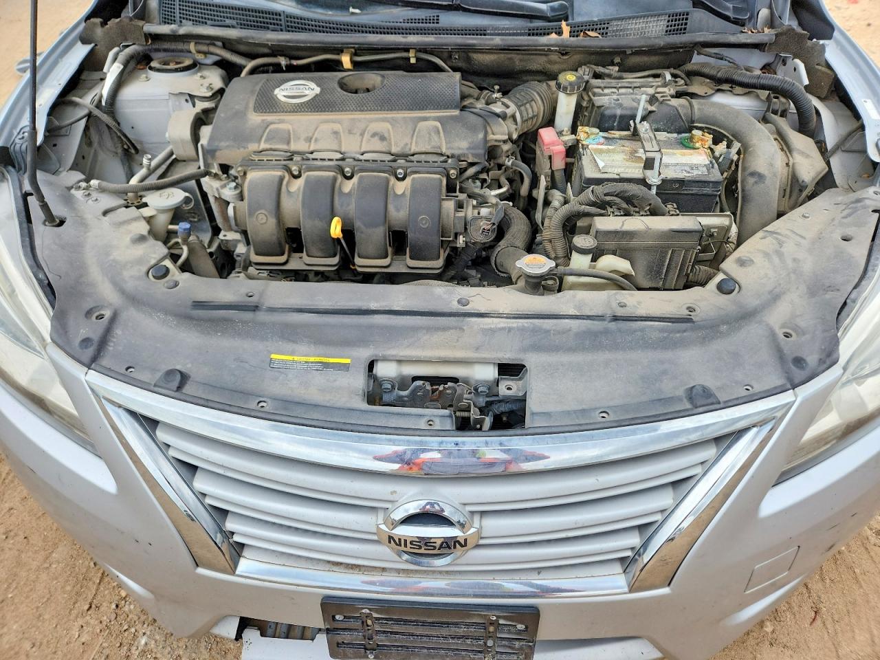 2013 Nissan Sentra S Серый vin: 3N1AB7AP9DL672489
