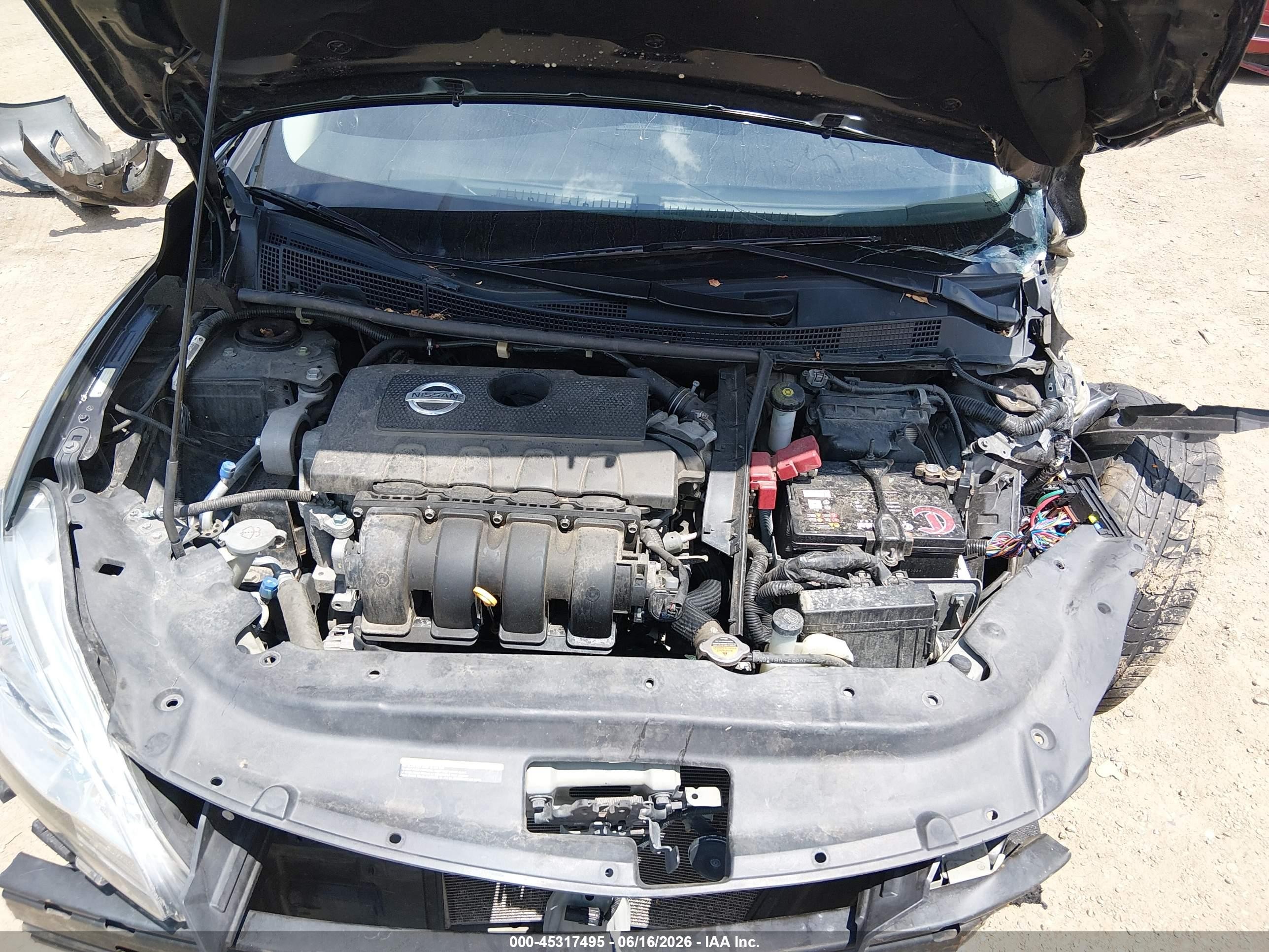 2013 Nissan Sentra Sv Black vin: 3N1AB7AP9DL677952