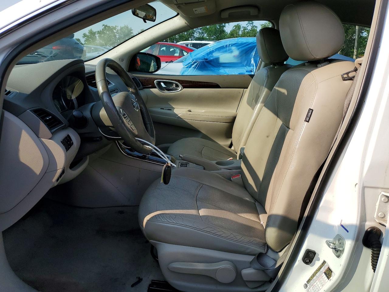 2013 Nissan Sentra S Белый vin: 3N1AB7AP9DL679748