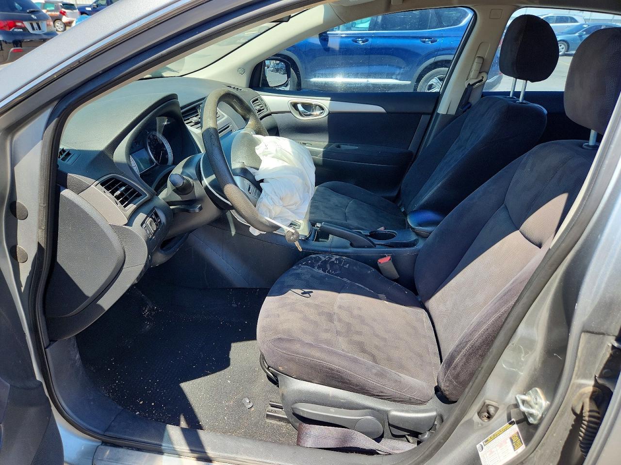 2013 Nissan Sentra S Gray vin: 3N1AB7AP9DL680804