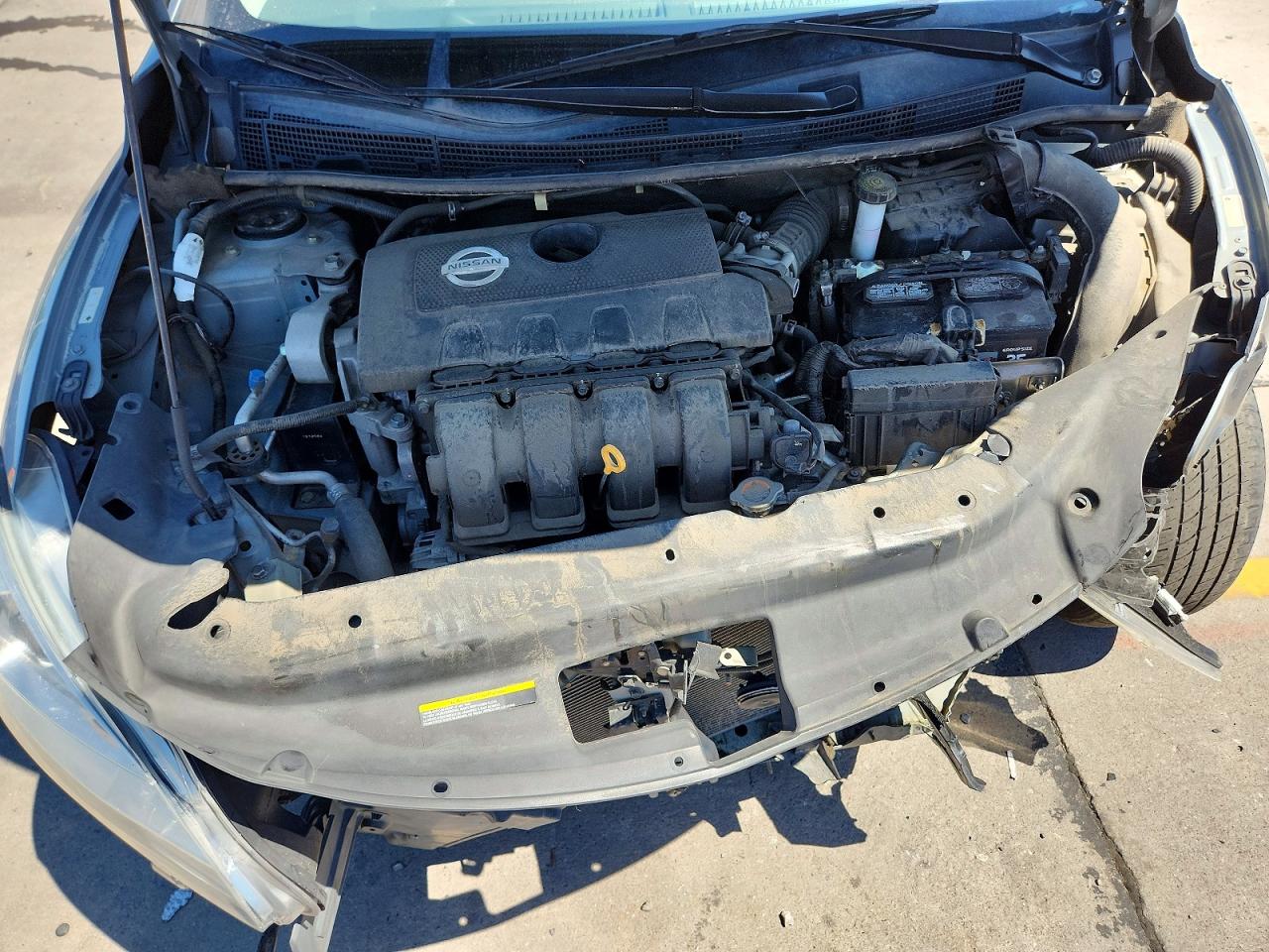 2013 Nissan Sentra S Gray vin: 3N1AB7AP9DL680804