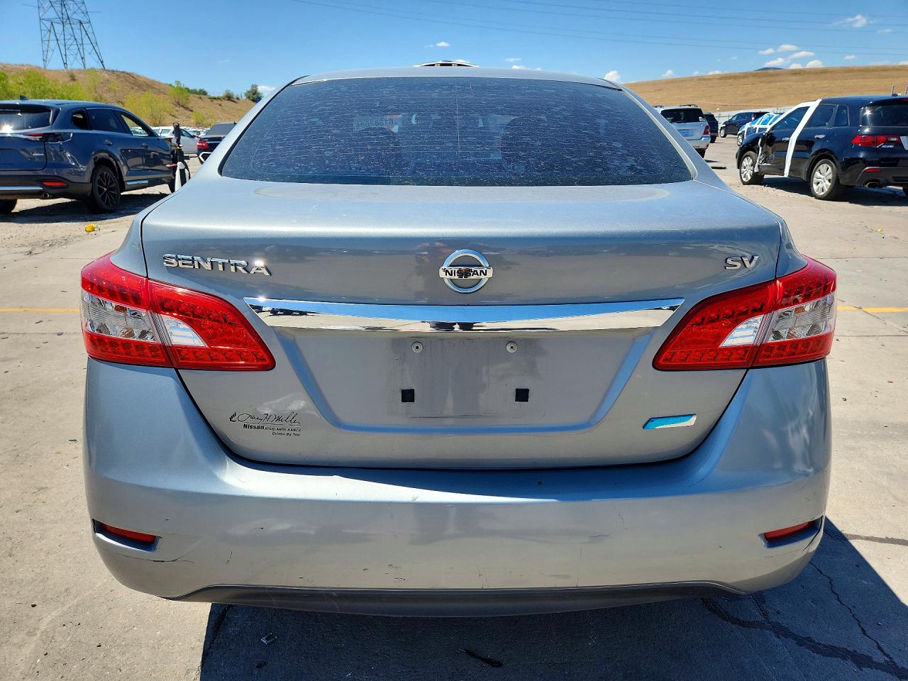 2013 Nissan Sentra S Gray vin: 3N1AB7AP9DL680804