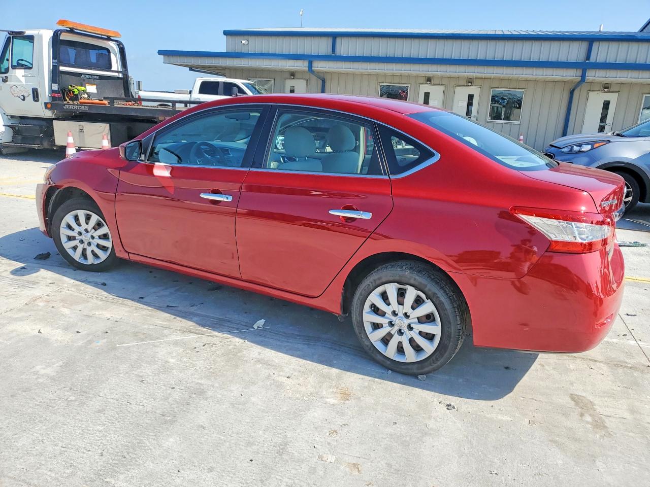 2013 Nissan Sentra S Red vin: 3N1AB7AP9DL681502
