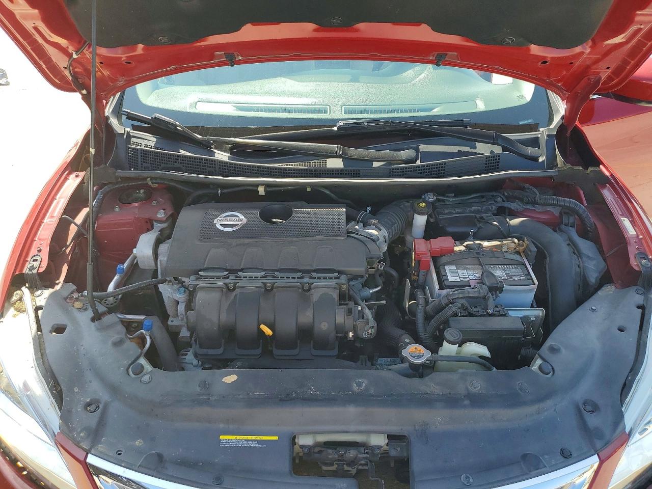 2013 Nissan Sentra S Red vin: 3N1AB7AP9DL681502