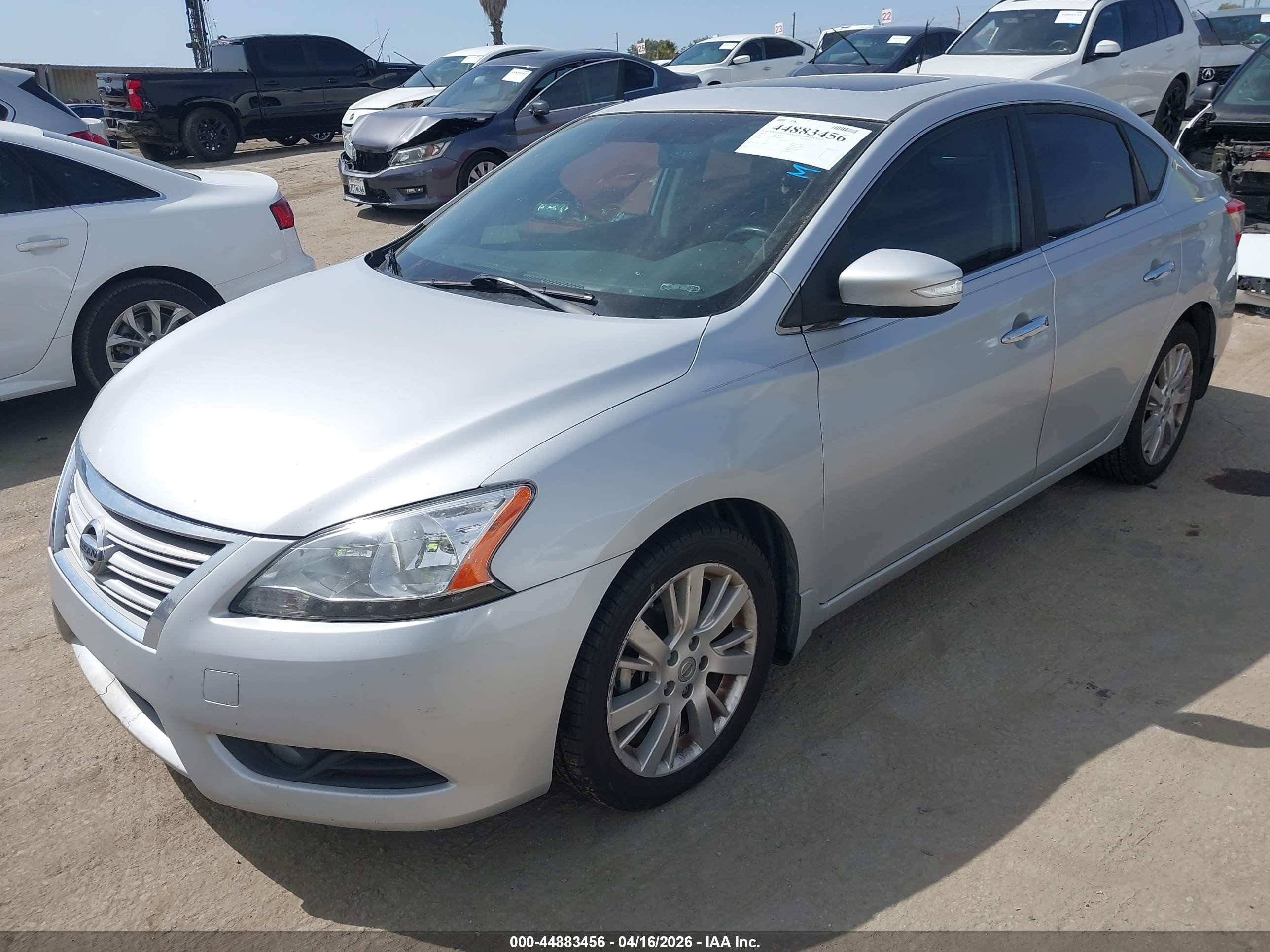 2013 Nissan Sentra Sl Gray vin: 3N1AB7AP9DL683590