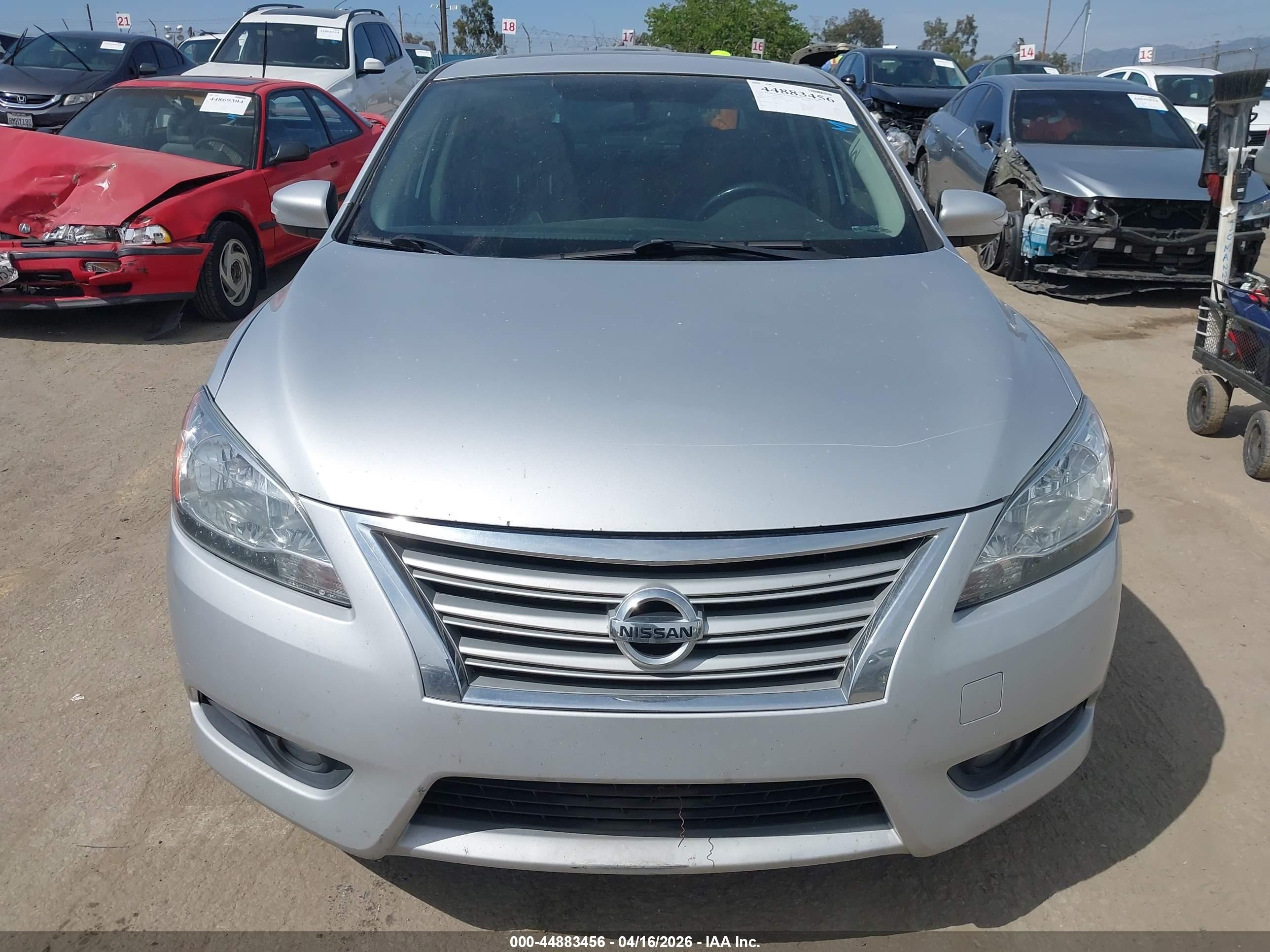 2013 Nissan Sentra Sl Gray vin: 3N1AB7AP9DL683590