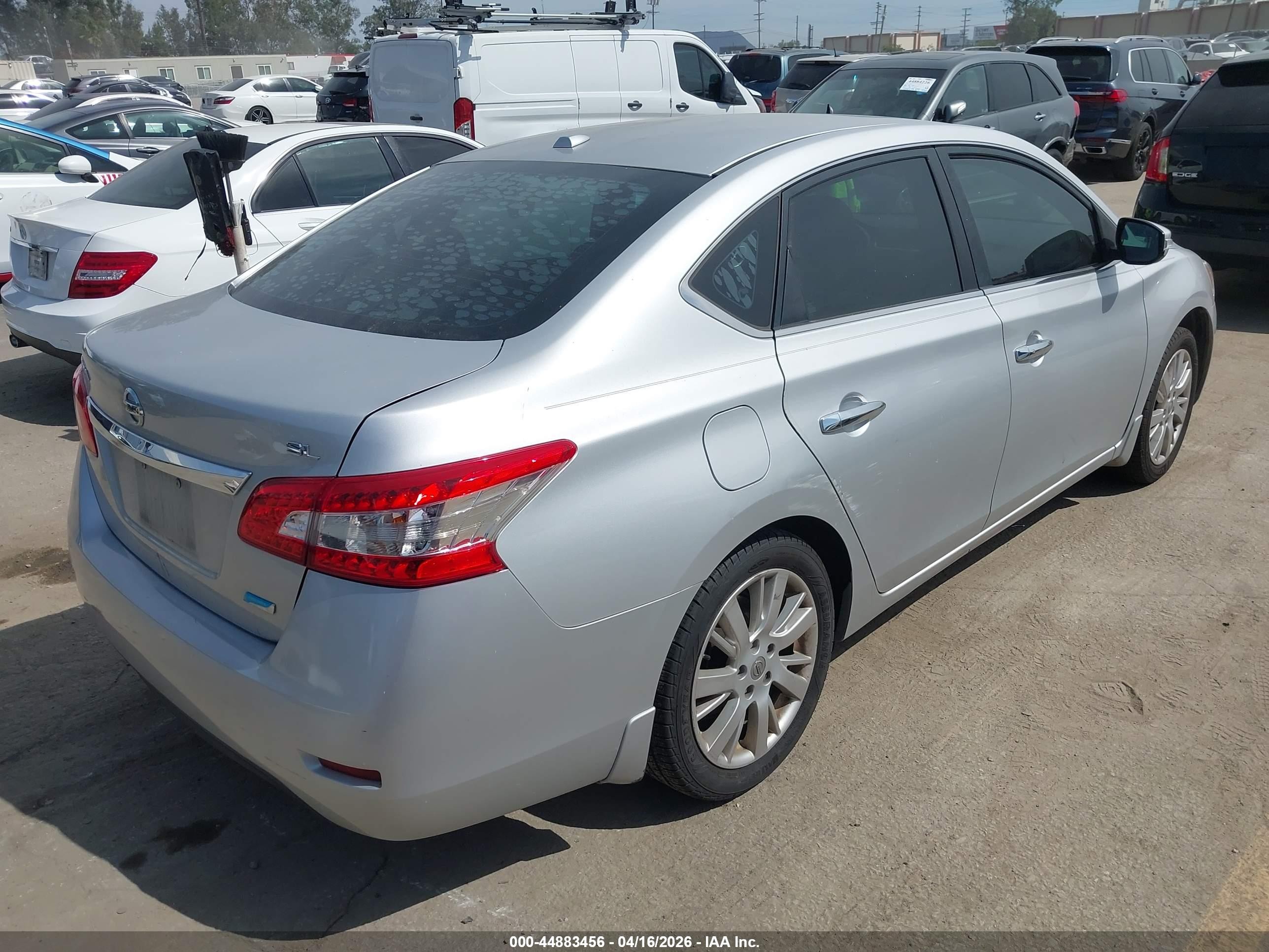 2013 Nissan Sentra Sl Gray vin: 3N1AB7AP9DL683590