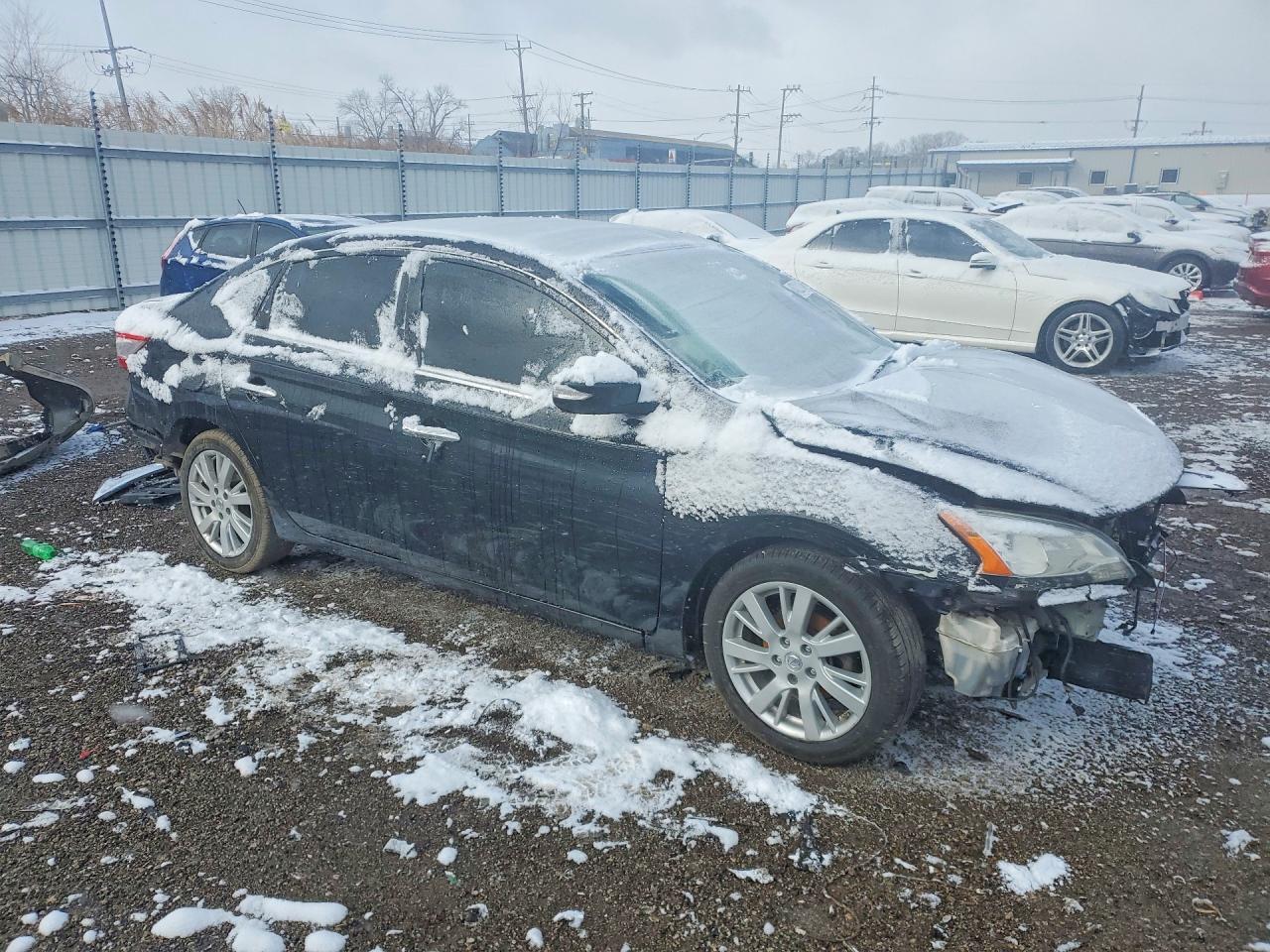 2013 Nissan Sentra S Black vin: 3N1AB7AP9DL698090