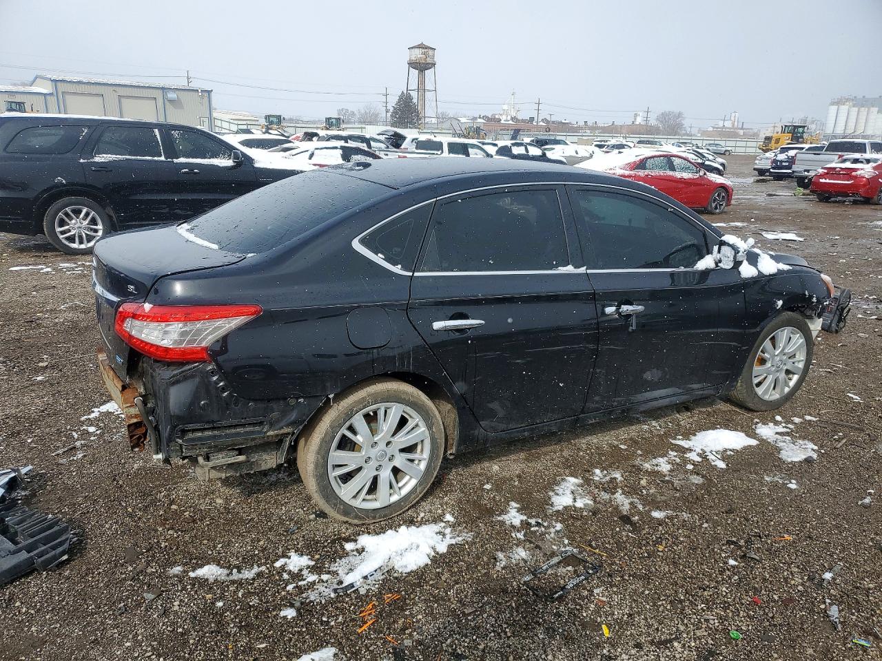 2013 Nissan Sentra S Black vin: 3N1AB7AP9DL698090