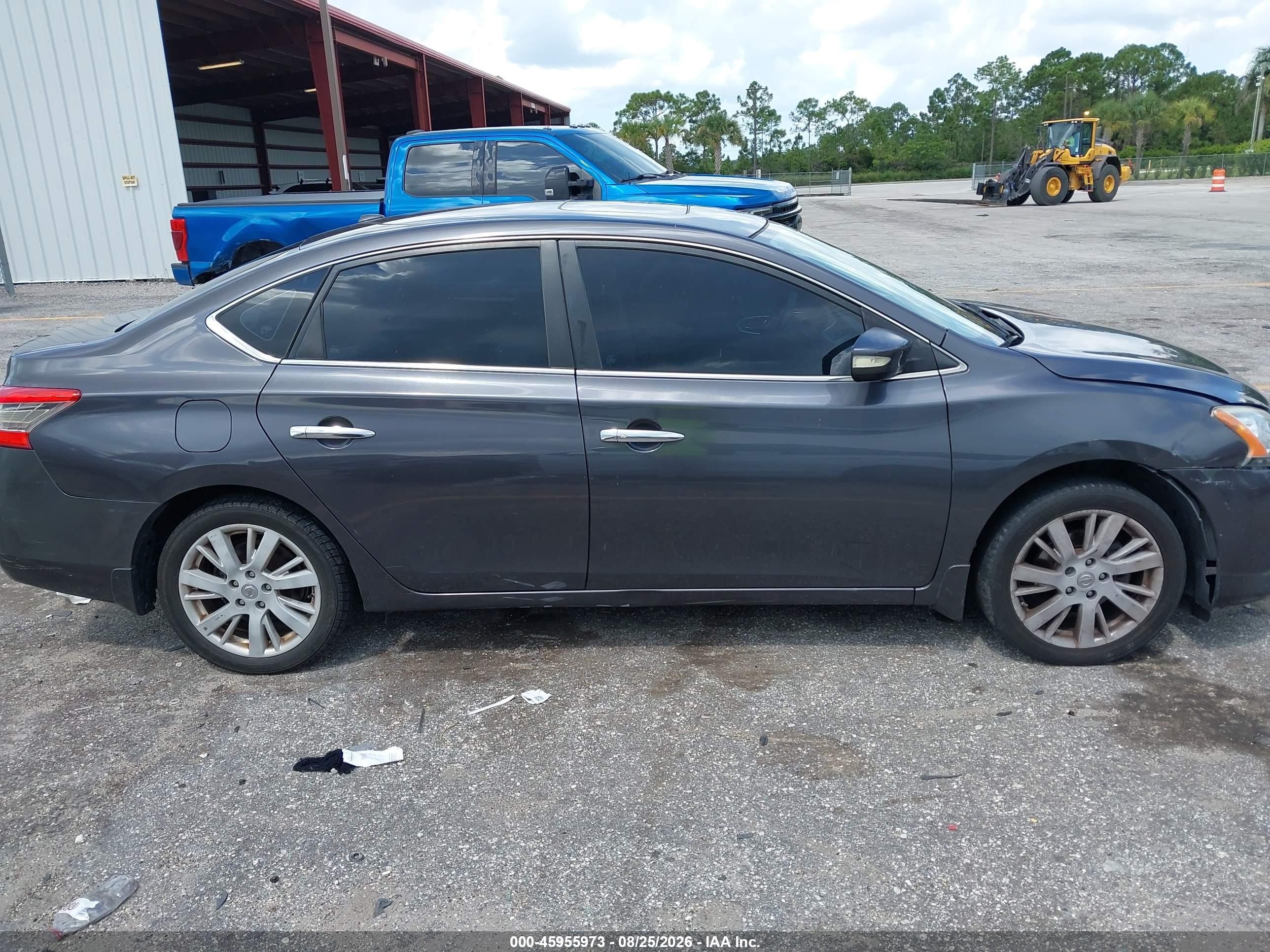 2013 Nissan Sentra Sl Gray vin: 3N1AB7AP9DL701411