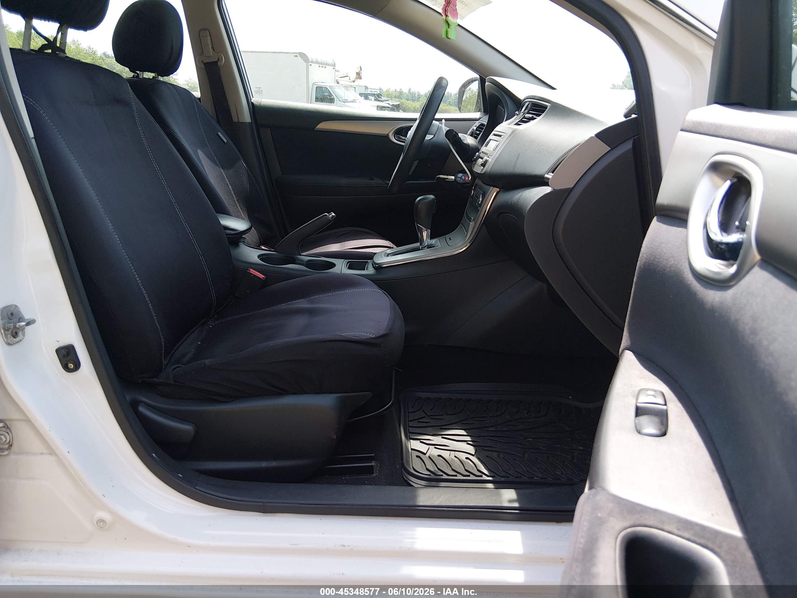 2013 Nissan Sentra Sv White vin: 3N1AB7AP9DL704129