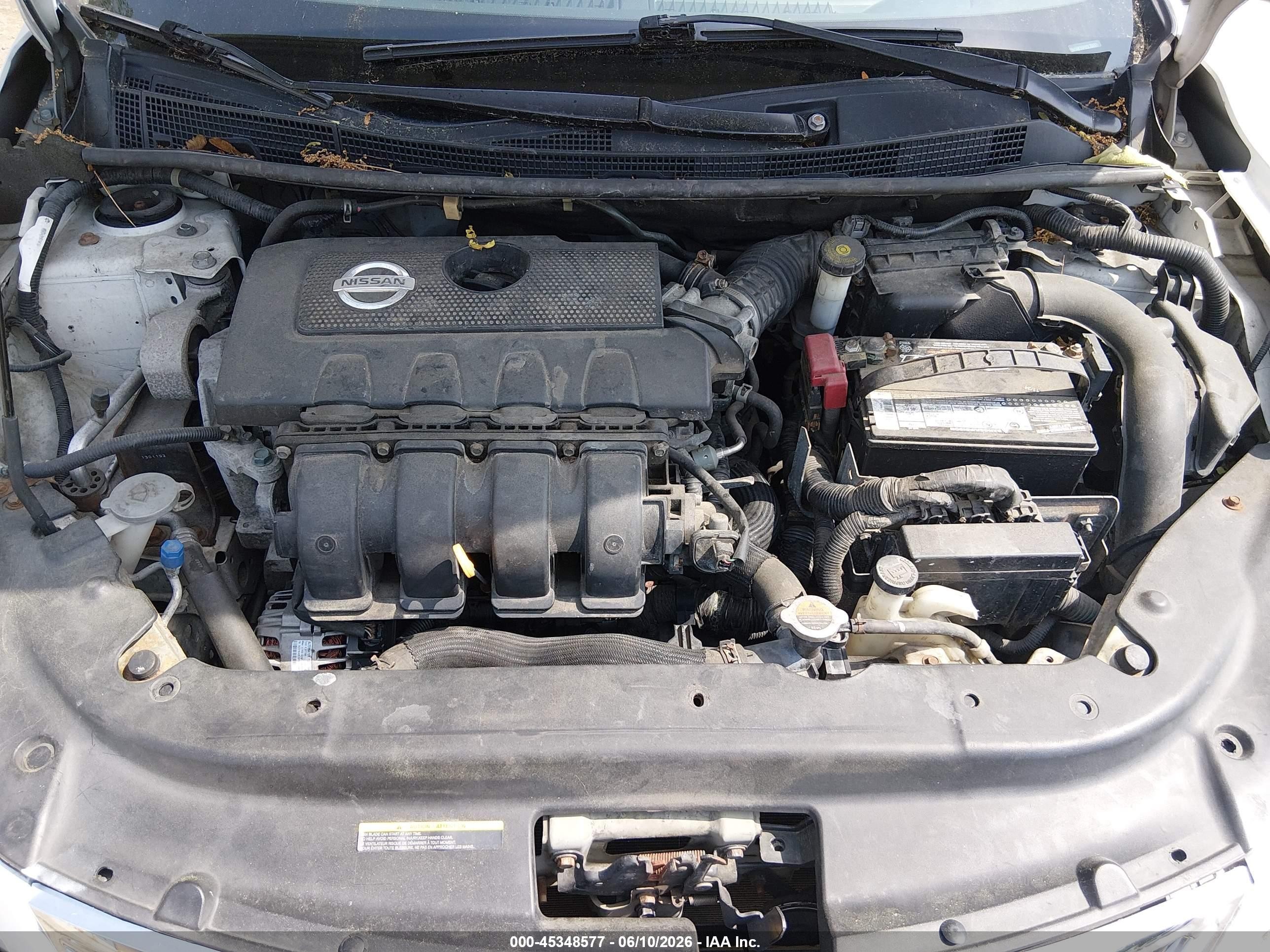 2013 Nissan Sentra Sv White vin: 3N1AB7AP9DL704129