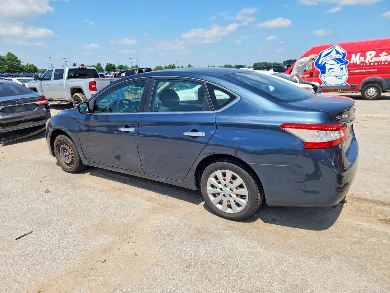 2013 Nissan Sentra S Синий vin: 3N1AB7AP9DL706088