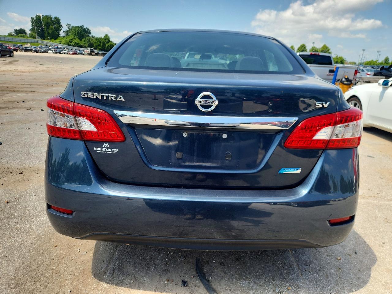 2013 Nissan Sentra S Синий vin: 3N1AB7AP9DL706088