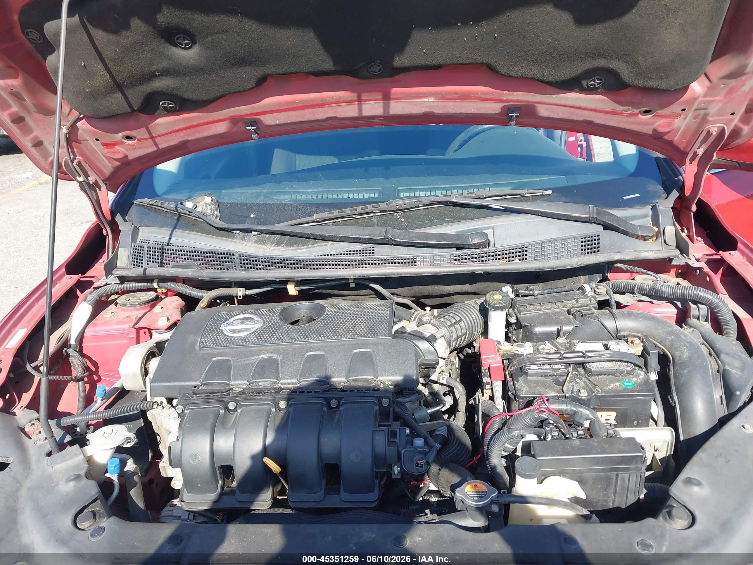 2013 Nissan Sentra Sr Burgundy vin: 3N1AB7AP9DL707712