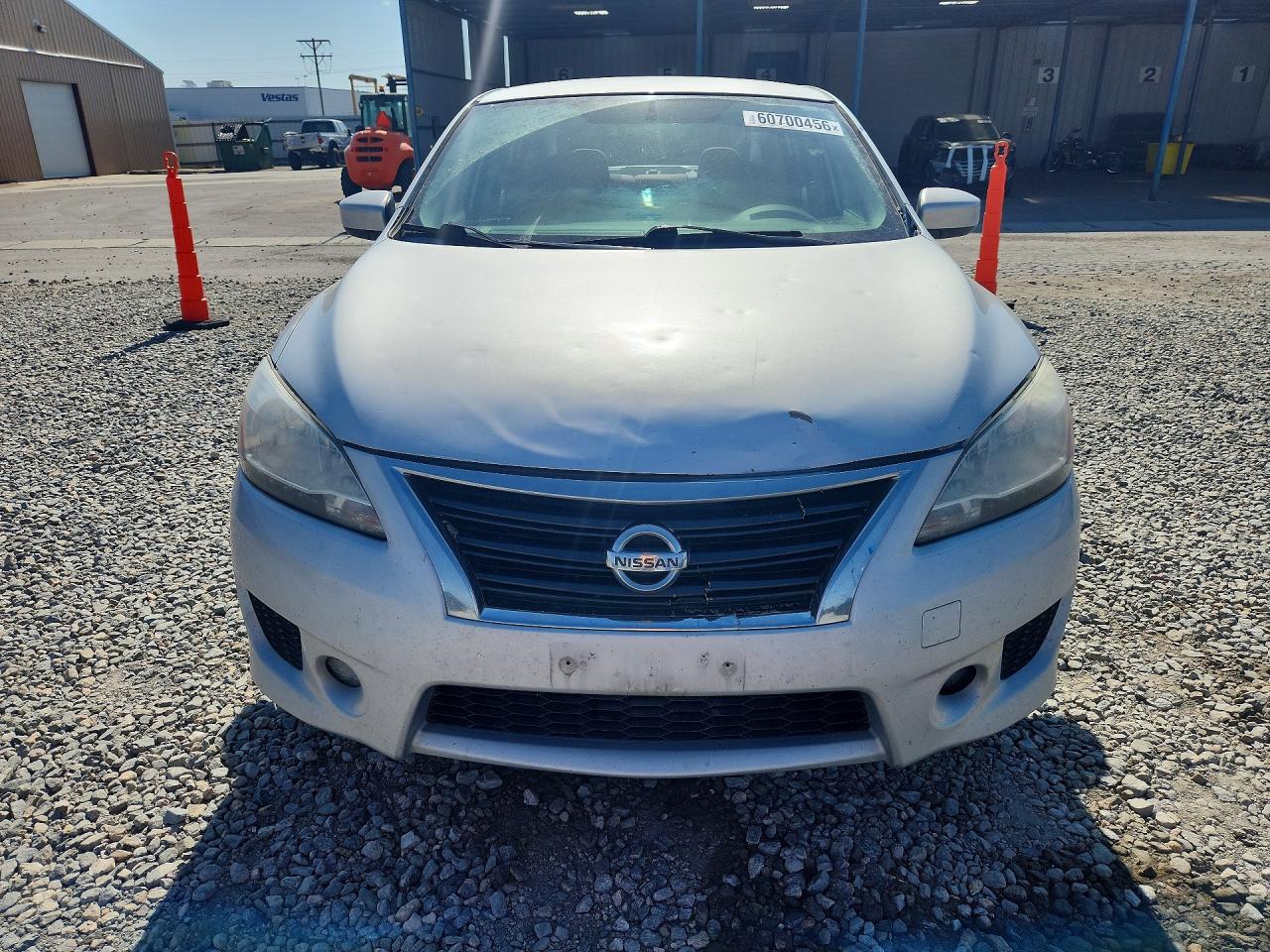 2013 Nissan Sentra S Silver vin: 3N1AB7AP9DL718323