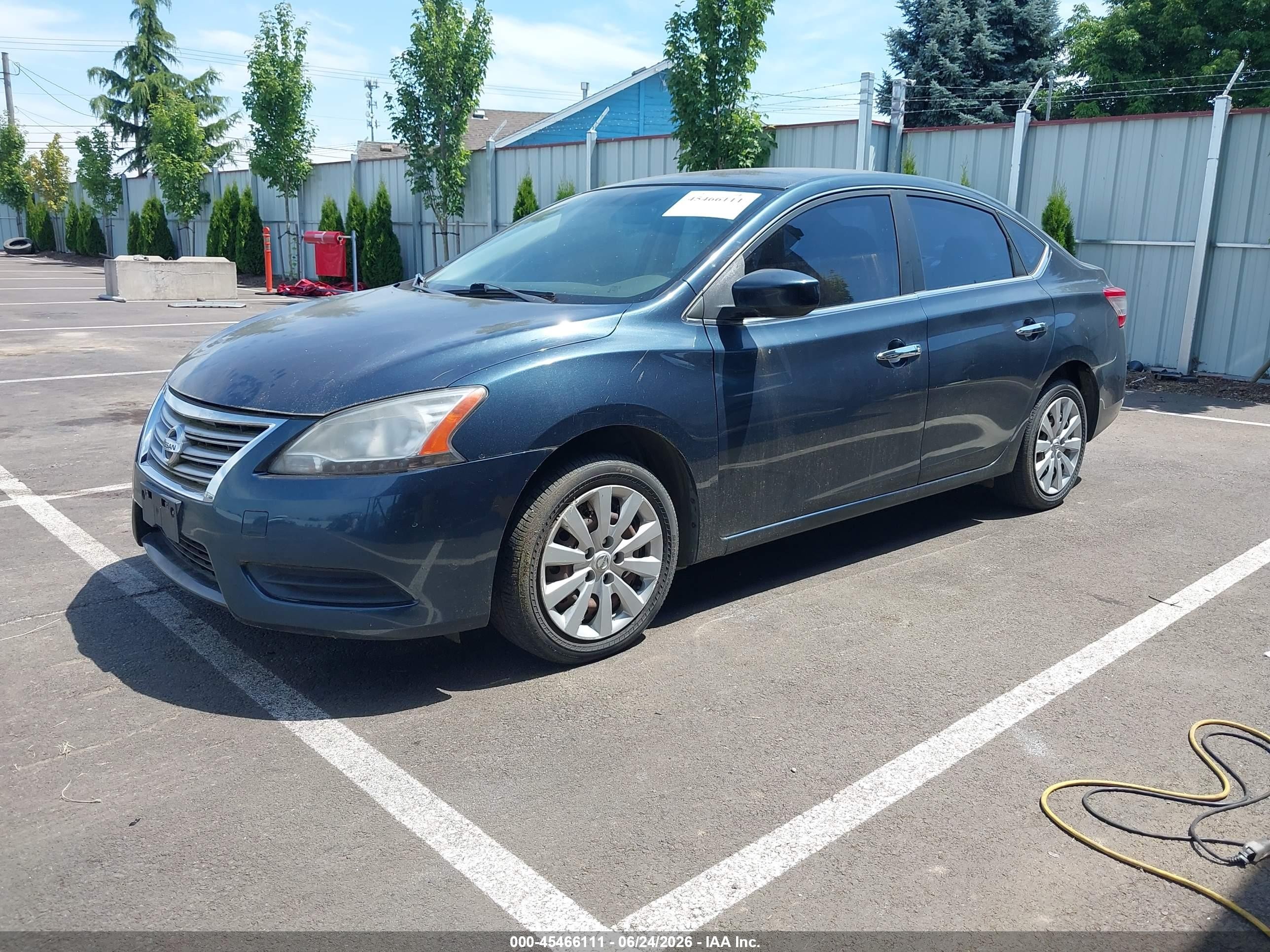 2013 Nissan Sentra Sv Dark Blue vin: 3N1AB7AP9DL732836