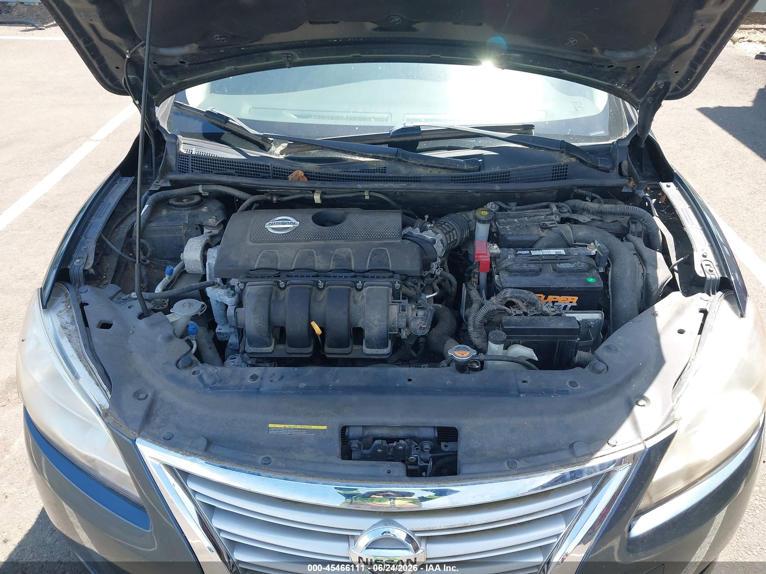 2013 Nissan Sentra Sv Dark Blue vin: 3N1AB7AP9DL732836