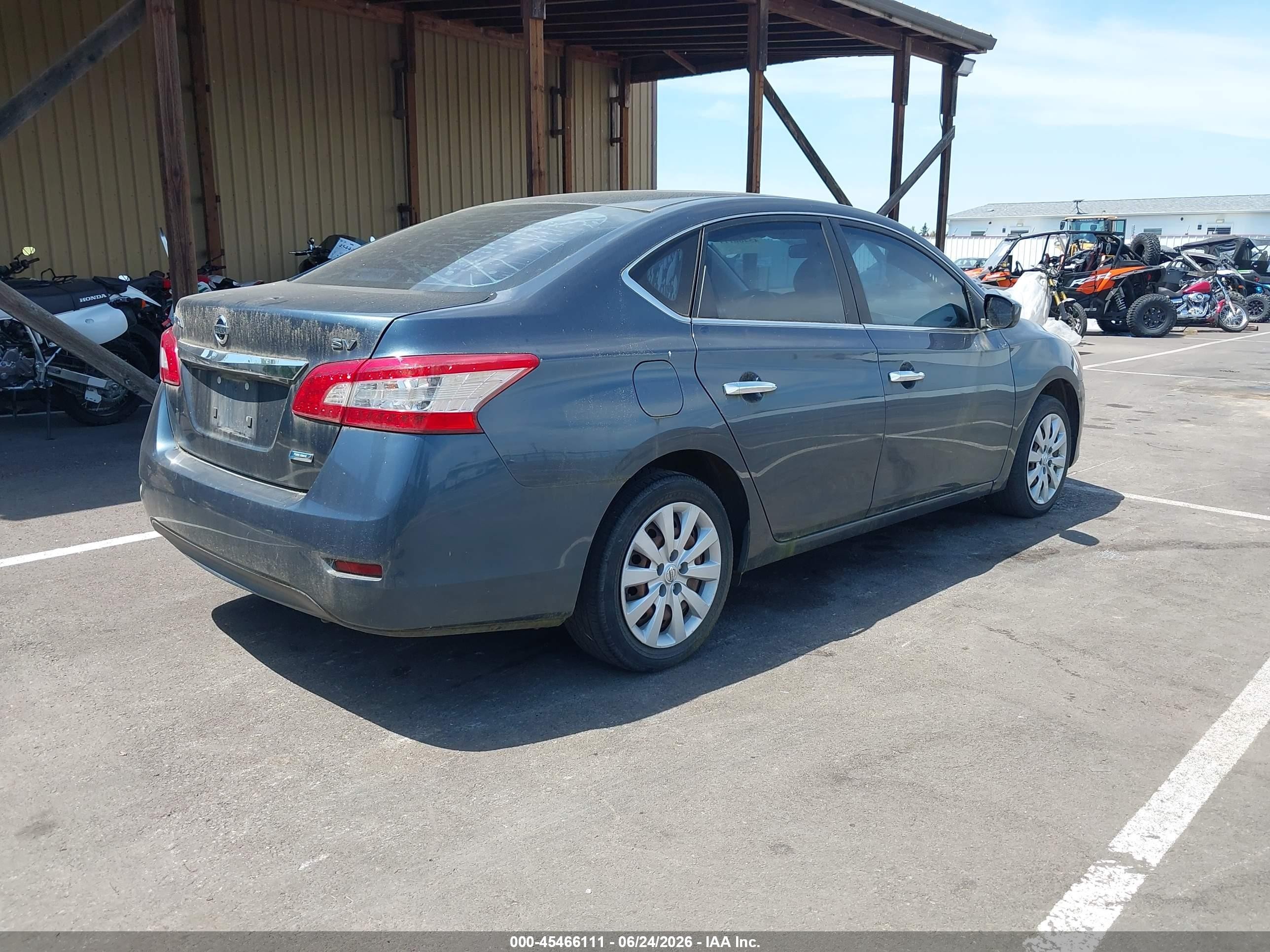 2013 Nissan Sentra Sv Dark Blue vin: 3N1AB7AP9DL732836