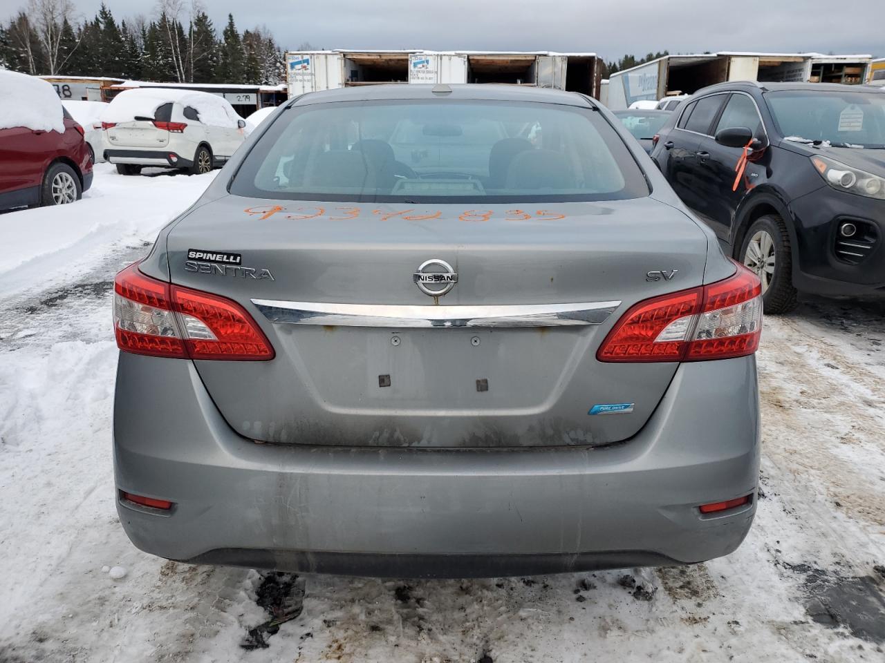 2013 Nissan Sentra S Silver vin: 3N1AB7AP9DL743500