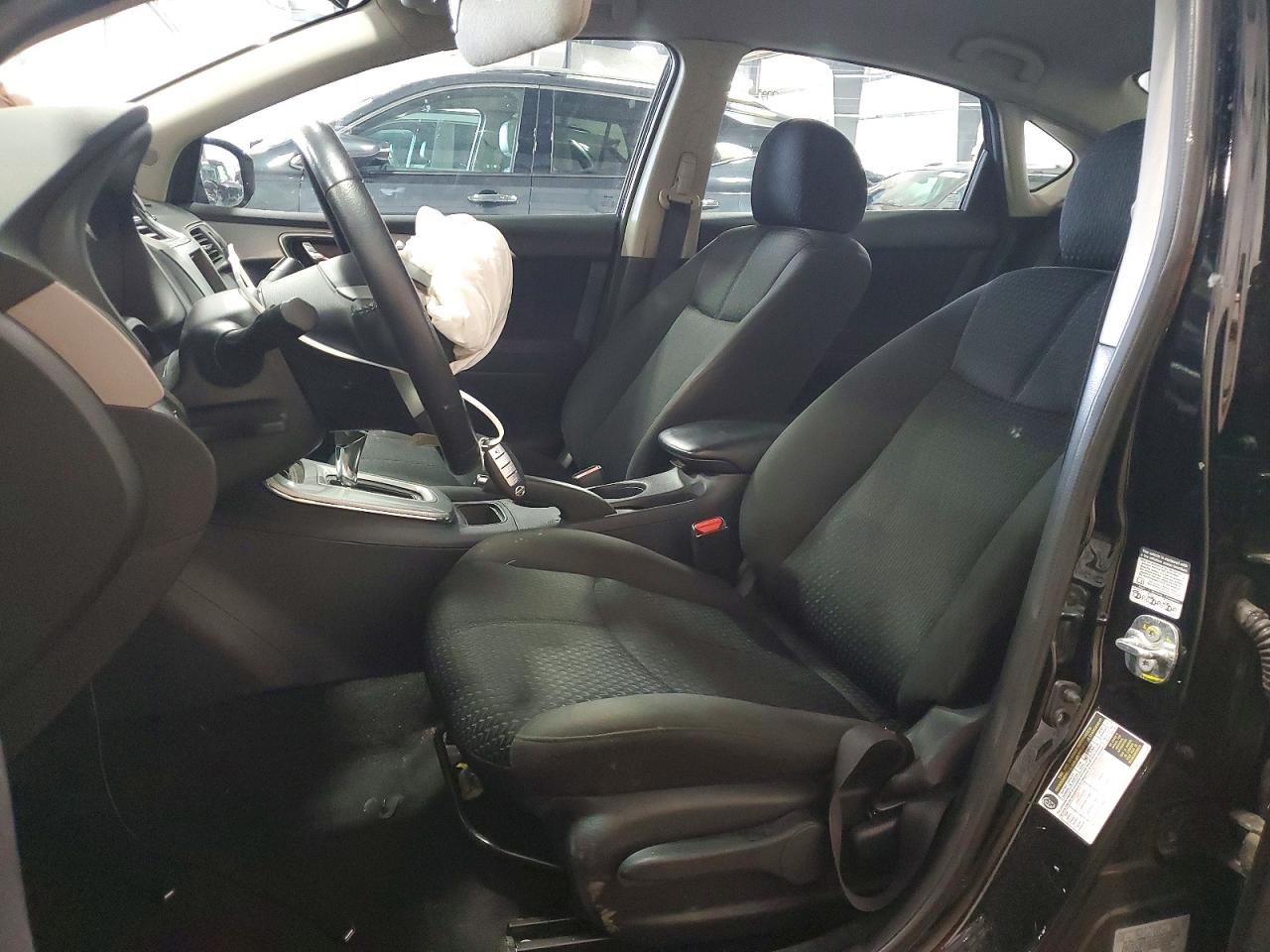 2013 Nissan Sentra S Black vin: 3N1AB7AP9DL747577