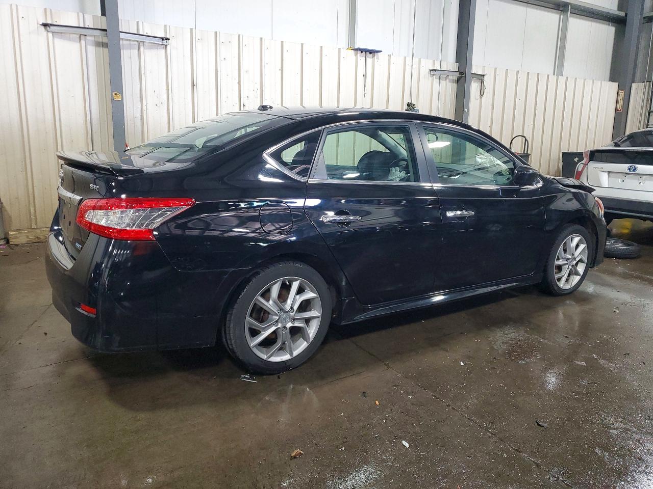 2013 Nissan Sentra S Black vin: 3N1AB7AP9DL747577