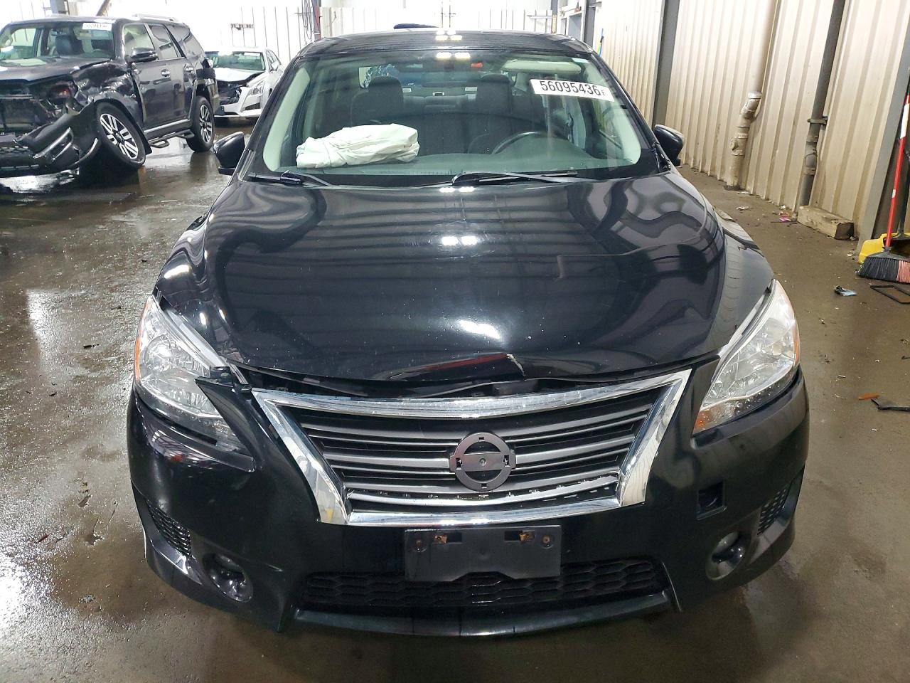 2013 Nissan Sentra S Black vin: 3N1AB7AP9DL747577