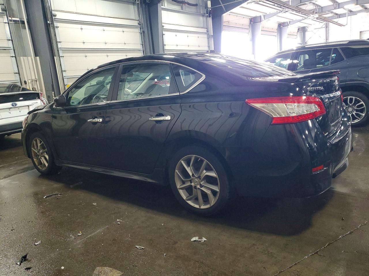 2013 Nissan Sentra S Black vin: 3N1AB7AP9DL747577