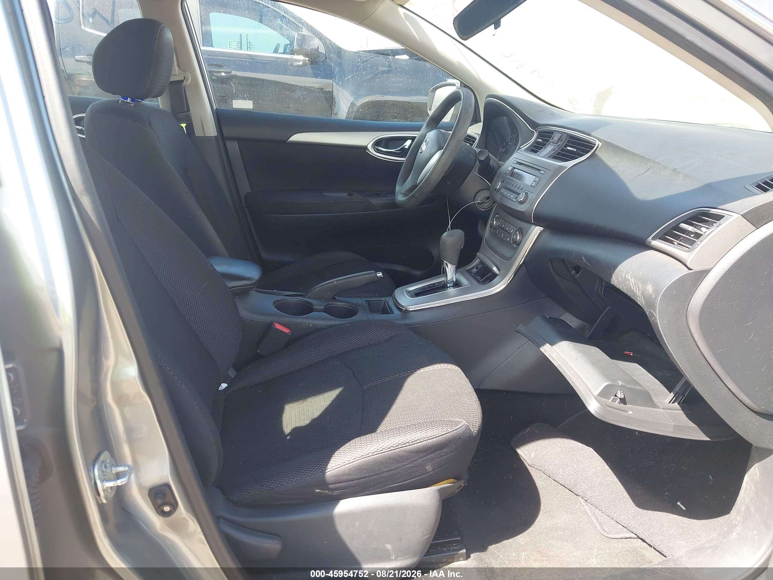 2013 Nissan Sentra S Silver vin: 3N1AB7AP9DL748907