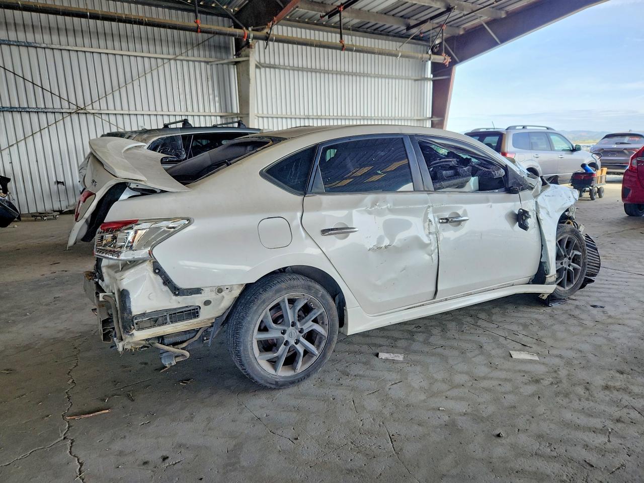 2013 Nissan Sentra S White vin: 3N1AB7AP9DL757719