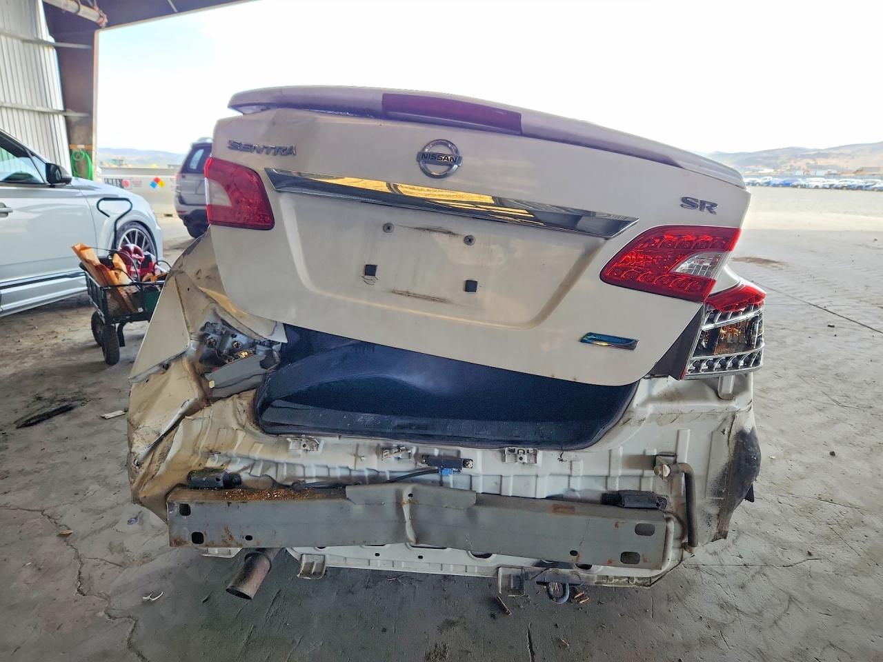 2013 Nissan Sentra S White vin: 3N1AB7AP9DL757719