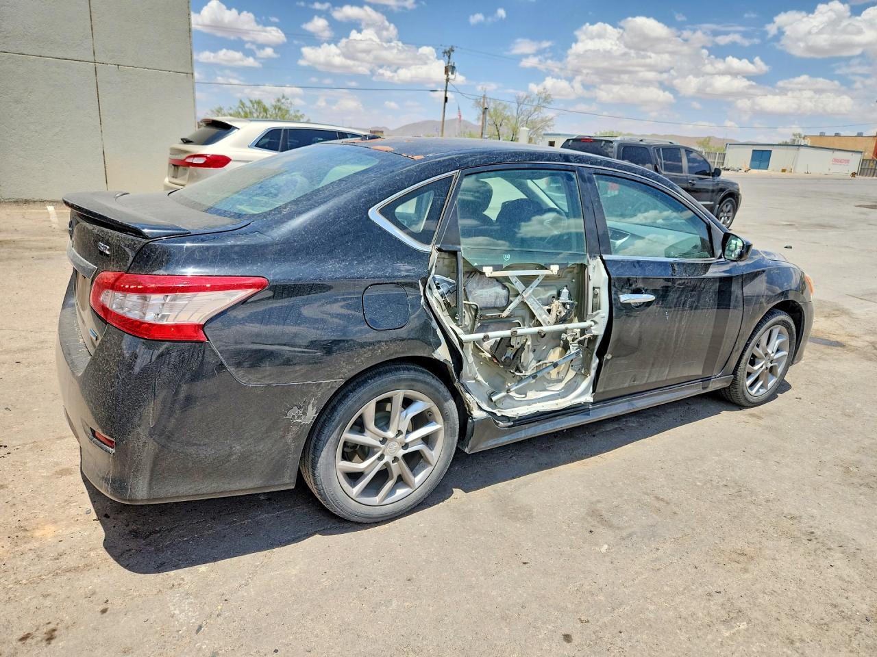 2013 Nissan Sentra S Черный vin: 3N1AB7AP9DL763908