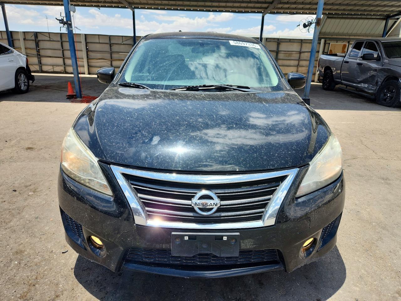 2013 Nissan Sentra S Черный vin: 3N1AB7AP9DL763908