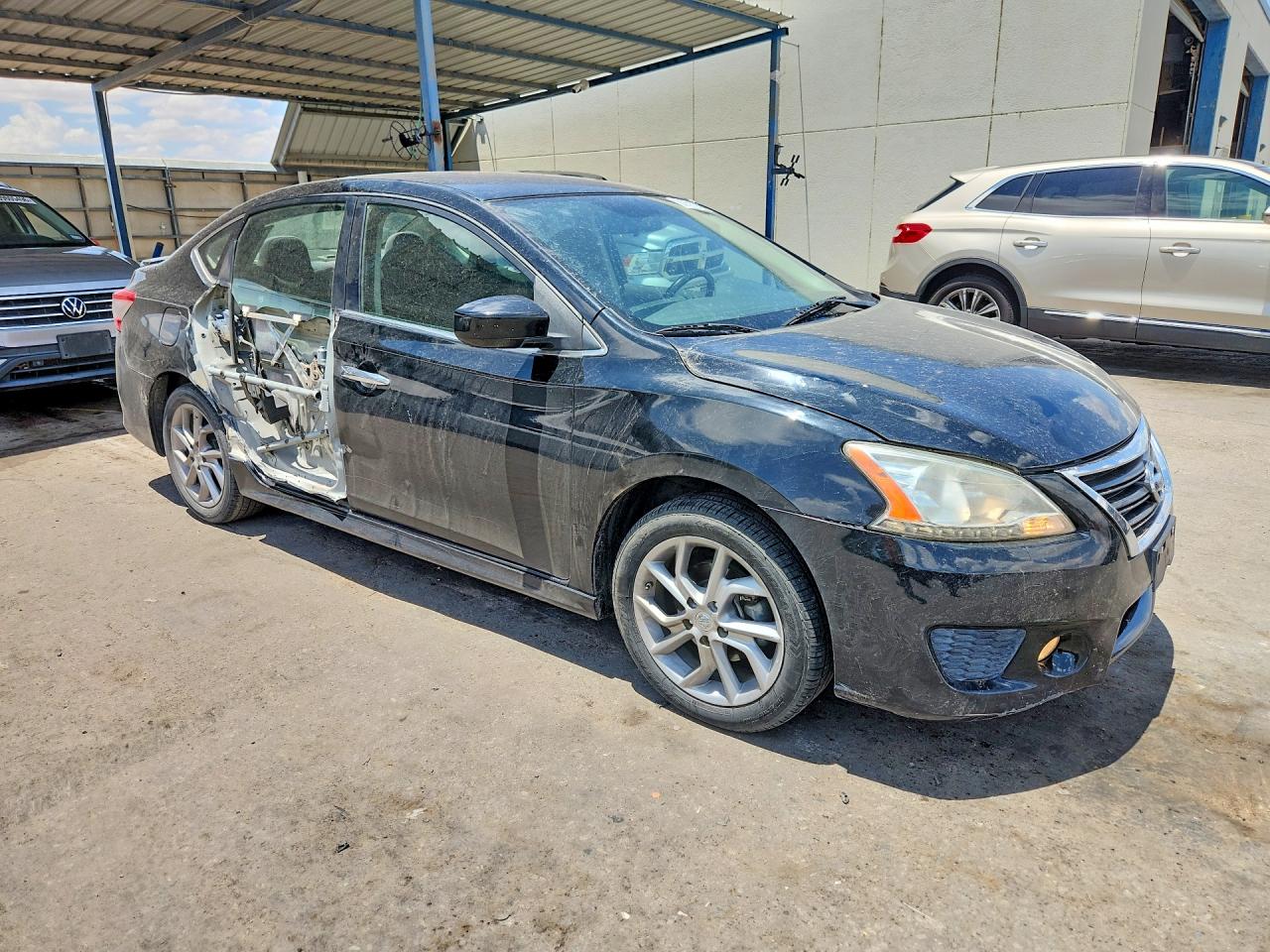 2013 Nissan Sentra S Черный vin: 3N1AB7AP9DL763908